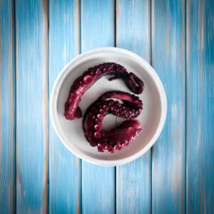 Pulpo del Cantábrico cocido  cocido en su jugo