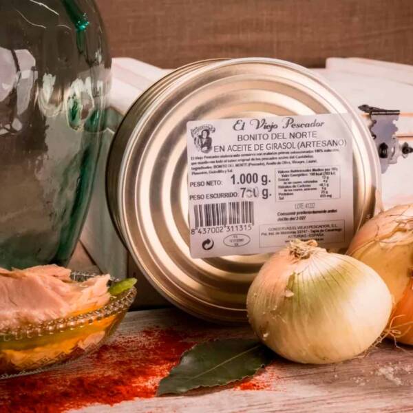 Lomos de bonito en aceite de girasol