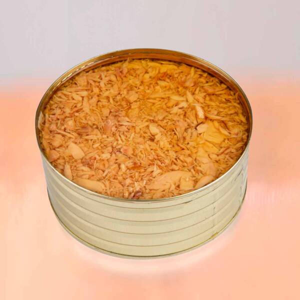 Migas de bonito del norte en aceite de girasol